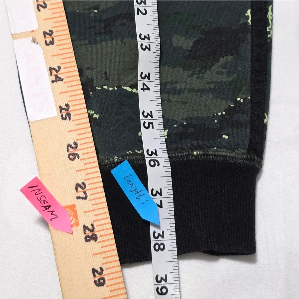 VTG Adidas Neo Men’s Camo Joggers Sweatpants Camouflage Green Size L Y2K
